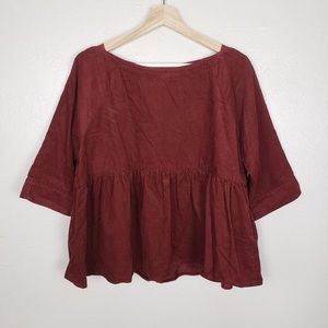 Anthropologie corduroy top